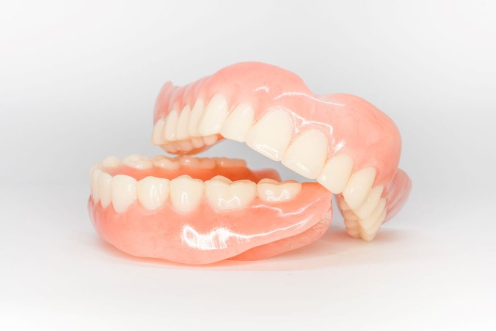 A pair of dentures.